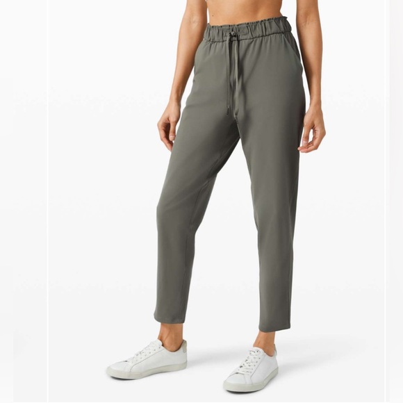 Lululemon Keep Moving Pant- Grey Sage - Picture 1 of 6